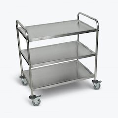 Stainless Steel 3 Shelf Cart