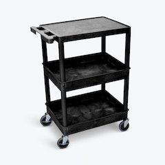 Luxor3 Shelf Tub-Cart