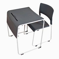 LIGHTWEIGHT STACKABLE STUDENT DESK AND CHAIR