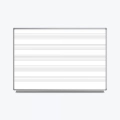72 x 48 Wall-Mount Music Whiteboard