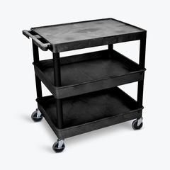 Luxor3 Shelf Tub Cart