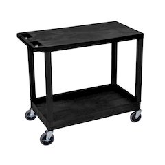 Black 18x32 Flat/Tub Cart