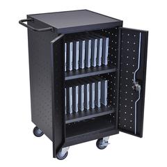 Black 18 Laptop Computer Charging Cart