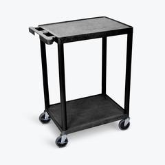 2 Shelf Black Cart