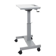 Sit Stand Desk with Crank Handle