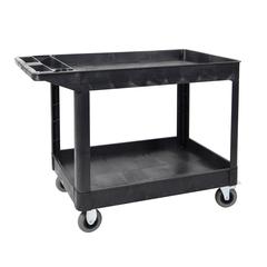 XLC11-B two shelf heavy-duty utility cart