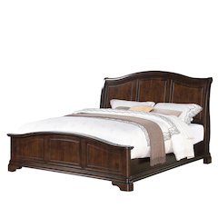 Conley Cherry King  Panel Bed