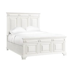 Trent Queen Panel Bed in Antique White