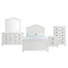 Conaughey  Full Panel Bed in White