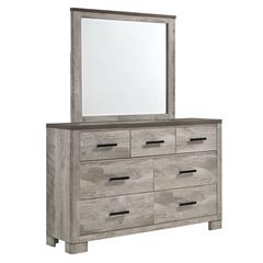 Adam 7-Drawer Dresser with Mirror