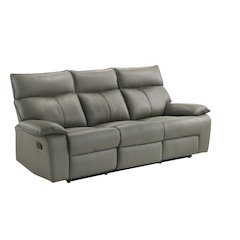 Murray 2PC Living Room Set in Aviarah Grey-Sofa & Loveseat