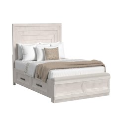 Rhiannon Queen Storage Bed in Antique White