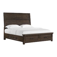 Canyon Ridge King Storage Bed in Charcoal
