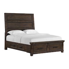 Canyon Ridge  Queen Storage Bed in Charcoal
