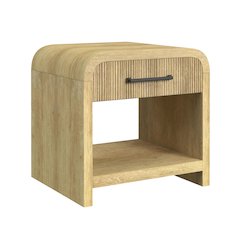 Woodridge End Table with USB in Natural