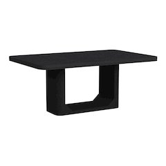 Camelot 7PC Standard Height Dining Set in Black-Table and Six Chairs