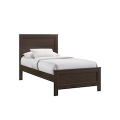 Santino Twin Panel Bed in Espresso