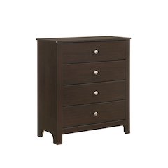 Santino 4-Drawer Chest in Espresso