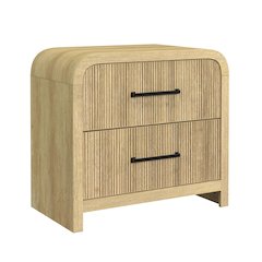 Woodridge 2-Drawer Nightstand with USB in Natural