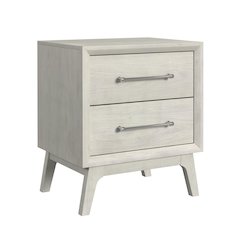 Clare 2-Drawer Nightstand in Almond