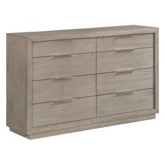 Cadia 8-Drawer Dresser in Grey