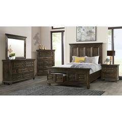 Windom 7-Drawer Dresser in Charcoal