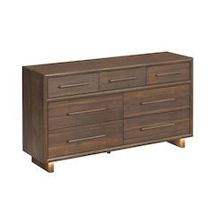 Perth Dresser with LED in Brown