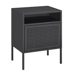Gemma Nightstand with USB Port in Gray