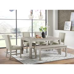 Holmes Dining Bench in White
