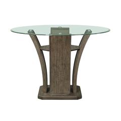 Simms Round Counter Dining Table in Grey
