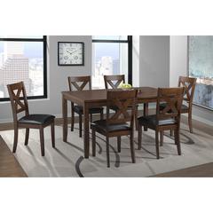 Alexa 7PC Standard Height Dining Set in Cherry