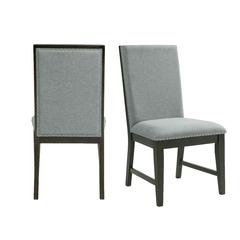 Holden Standard Height Side Chair Set in Gray