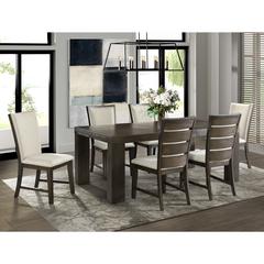 Jasper 7PC Dining Set-Table & Six Slat Back Chairs