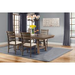 Dex 5PC Dining Set-Table, 4 Ladder Side Chairs