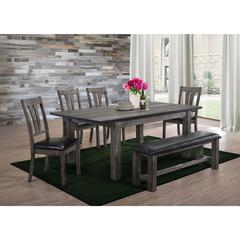 Grayson Dining  with Padded Seats 6PC Set