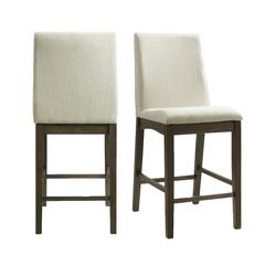 Simms Counter Height Side Chair Set in Walnut