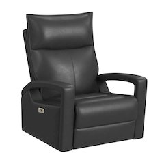 Barnard P1 Recliner with Glider and Swivel in Del Mar Grey