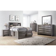 Madison Chest Grey 5Drawer (Sturdy)