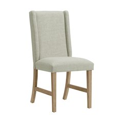 Holmes Dining Side Chair with Heirloom Fabric in Brown