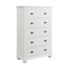 Conaughey  5-Drawer Chest in White