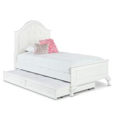 Jenna Twin Panel Bed w/ Trundle