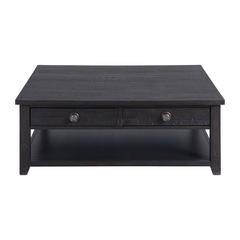 Kahlil Square Coffee Table in Espresso