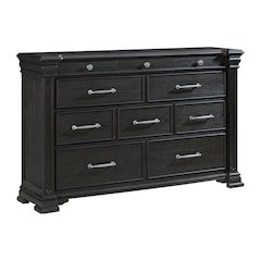 Paterson 10-Drawer Dresser in Black