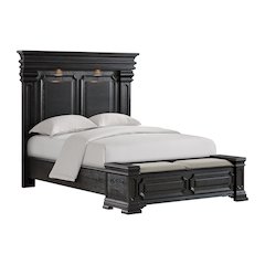 Paterson Queen Storage Bed in Black