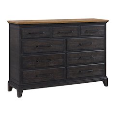 Johnshaven  Dresser in Espresso & Brown