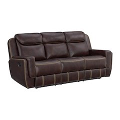 Lynx 3PC Living Room Set in Neono Brown-Sofa, Loveseat & Recliner