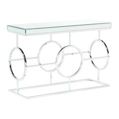 Katie Rectangle Mirrored Sofa Table