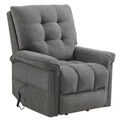 Secco Power Motion Lift Chair in 15337-2 Ribbit Charcoal