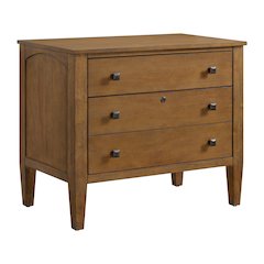 Beth File Cabinet in Brown Oak