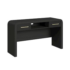 Ridgemont Dressing Table in Black with Grain